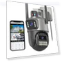 Dual Lens Outdoor Security Camera — Security Cameras, GUOANVISION