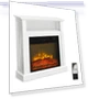 Electric Fireplace with Mantel — Electric Heating Solutions, ROVSUN