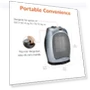 Oscillating Ceramic Space Heater — Portable Heating Solutions, Amazon Basics