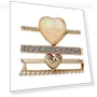 Heart Decorative Ring Metal Accessories — Watch Accessories