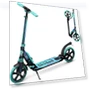 Adjustable Height Folding Scooter with Large Wheels — Push Scooters, SKIDEE