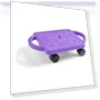 Indoor Scooter Board with Safety Handles — Push & Pull Playtime, hand2mind