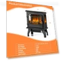 Electric Fireplace Stove — Portable Heating Solutions, Tangkula