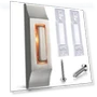 Heavy Duty Metal Door Bell Button with Warm LED Light — Push Buttons, Enhon