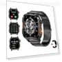 Military Smart Watch with Altimeter, Barometer, and Compass — Smartwatches, QTLLBT