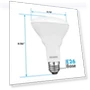 BR30 LED Bulb — Lighting Solutions, LUXRITE