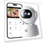 Indoor Security Camera — Smart Home Security, E T EASYTAO
