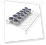 Acrylic 24 Holes Coffee Capsule Storage Display Rack — Coffee Pod Holders