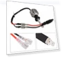 LED H1 Replacement Single Converter Wiring Connector Cable — Headlight