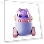 Portable Desktop Cute Cartoon Tank Car Air Humidifier with LED Lights — Air Moisturizers