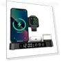 Three-in-One Wireless Charger with Multi-Function Clock — Chargers