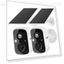 Solar Security Cameras Wireless Outdoor — Smart Home Security, Hiseeu