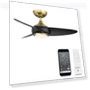 3-Blade Smart Home Ceiling Fan with LED Light Kit — Ceiling Fan Lighting Solutions, WAC Lighting