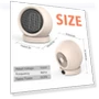 Portable Electric Desktop Heater — Portable Heating Solutions, Coolfor