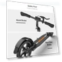 Foldable Kick Scooter with Big Wheels — Push Scooters, WAYPLUS