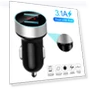 Car Charger with LED Display and Dual USB Ports — Vehicle Power Solutions