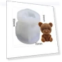 Cartoon Milk Tea Coffee Bear Ice Cube Silicone Mold — Molds