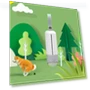 Portable Dog Toilet Bowl with LED Lighting — Travel