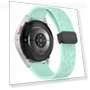Leopard Print Magnetic Folding Buckle Silicone Watch Band — Bands