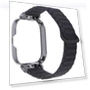 Metal Black Frame Integrated I-shaped Magnetic Silicone Watch Band — Watch Accessories, Redmi