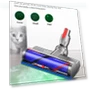 High Torque Direct Drive Roller Brush Head With Dust Display Light — Vacuum Attachments, Dyson