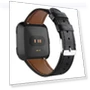 Leather Watch Band with Round Tail Buckle — Watch Straps & Bands, Fitbit