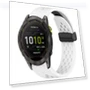 3 Hole Folding Buckle Silicone Watch Band — Watch Accessories, Garmin
