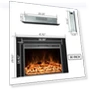 Electric Fireplace Insert with Metal Trim Kit — Tabletop Fireplaces, Kentsky