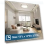 LED Flush Mount Ceiling Light Fixture — Overhead Lighting, OOWOLF