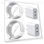 Dual USB C Charger Block with Lightning Cable — Lightning, Shenzhen Jiaxingyuan Technology Co., Ltd.