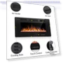 36 Inch Electric Fireplace Insert — Electric Heating Solutions, Joy Pebble