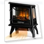 Electric Fireplace Stove — Portable Electric Heaters, COSTWAY