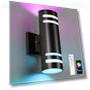 Smart Color Changing Outdoor Wall Sconce — Garden Illumination, futxnziey