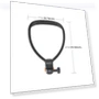 Lazy Neck Bracket Magnetic Quick Release POV View Mount — Chest Camera Mounts, PULUZ