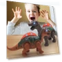 Light Up Dinosaur Electronic Walking Robot — Interactive Learning Devices, superhero
