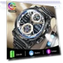 AMOLED Bluetooth Smart Watch with LED Flashlight — Smartwatches, LIGE