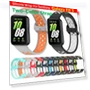 Breathable Two-Tone Silicone Strap — Fitness Bands, lucky001