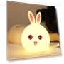 Silicone Night Light with Big Rabbit Face — Night Lights, ROYAL HANDICRAFT