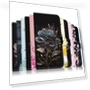 Wallet Book with Fashionable Artificial Leather Pictures — Protective Covers, Best Phone Cases