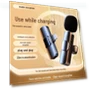 Bluetooth Mini Lapel Microphone — Microphones, AI Supermarket