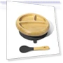 Non-Spill Baby Feeding Plate with Suction and Spoon — Dishes, Hidden Nest