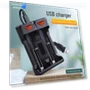 Dual Slot USB Charger for Lithium Batteries — Chargers, Doublepow Battery