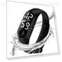 LED Screen Smart Touch Screen Sports Casual Bracelet — Wearable Accessories, bigtreeonline