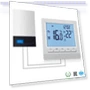 Floor and Wall Thermostat with Touch LCD Display — Home Climate Control, YuHeng