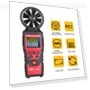 Handheld Digital Anemometer — Wind Speed Gauges, Kkmoon