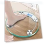 Transparent Round Digital Bathroom Scale — Weight Management Tools, Essager Electronic