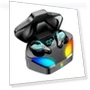RGB TWS Wireless Bluetooth Earbuds — In-Ear Headphones, Junmaocun