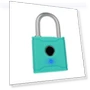 Smart Bluetooth Fingerprint Padlock — Padlocks & Hasps, Meterk