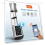 Smart Cylindrical Lock — Smart Home Security, Super Featured