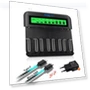 LCD Display USB Smart Battery Charger for AA AAA SC Size Batteries — Chargers, PALO
